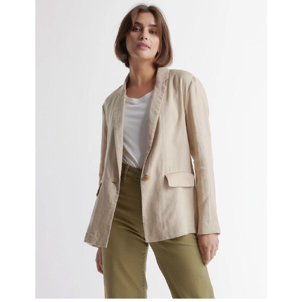 Quince 100% European  Blazer / Driftwood / M